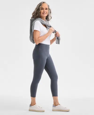 Style & Co Women's High Rise Cropped Pull-on Leggings, Created For Macy's In East Side