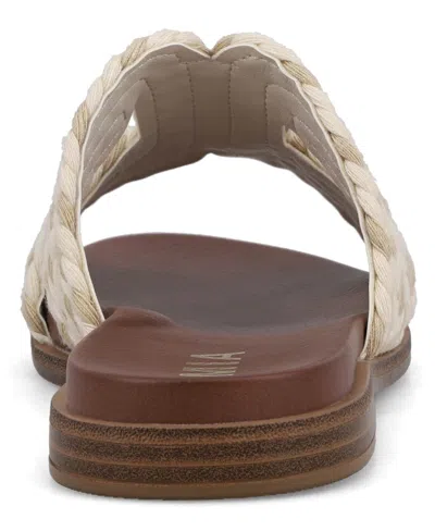 Mia Women's Poet Round Toe Flat Sandals In Neutral