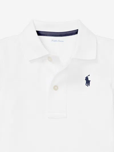 Polo Ralph Lauren Baby Boys Logo Bodysuit In White