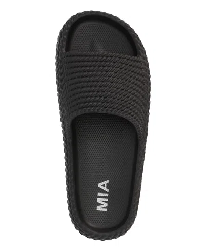 Mia Lexa Slide Sandal In Black