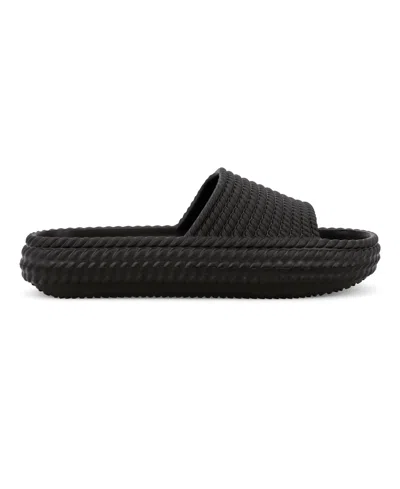 Mia Lexa Slide Sandal In Black