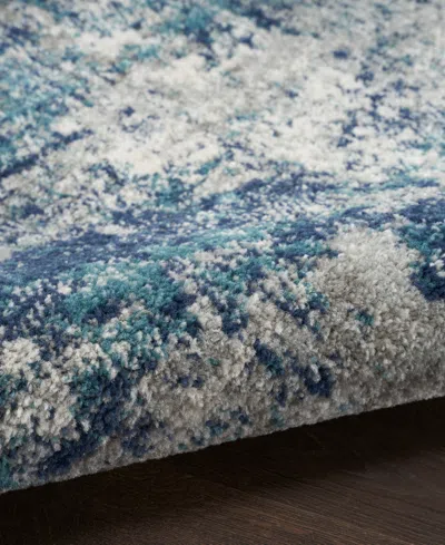 Nourison Home Passion Psn36 5'3"x7'3" Area Rug In Ivory,teal