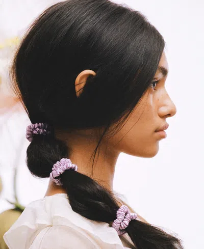Slip 4-pc. Pure Silk Back-to-basics Skinny Scrunchies Set In Wildflower