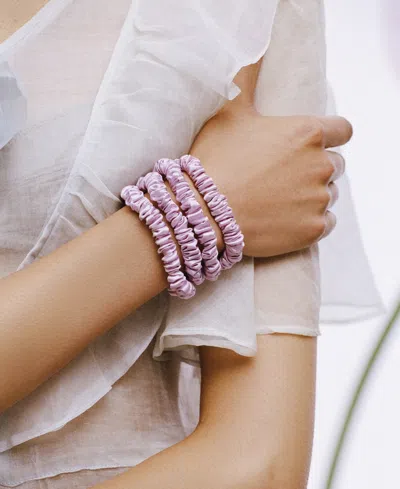 Slip 4-pc. Pure Silk Back-to-basics Skinny Scrunchies Set In Wildflower