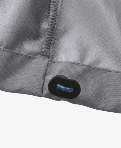 Hawke & Co. Men's All-season Lightweight Stretch Hooded Rain Jacket In Gray