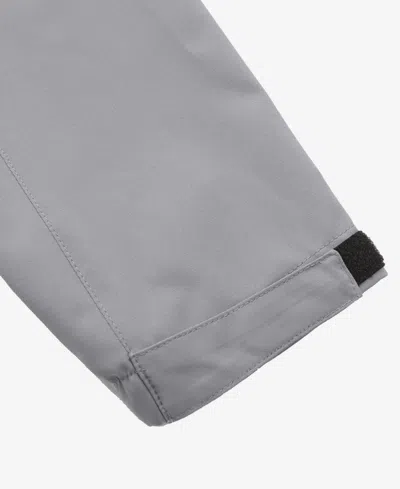 Hawke & Co. Men's All-season Lightweight Stretch Hooded Rain Jacket In Gray