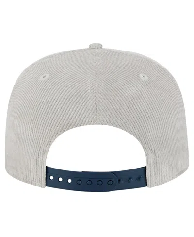 New Era Men's Gray New York Yankees Corduroy Golfer Snapback Hat In Gray