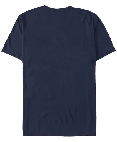 Marvel Men's Cap In Name Short Sleeve T-shirt In Navy