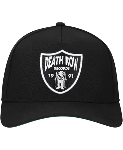 Lids Men's Black Death Row Records A-frame Adjustable Hat In Black