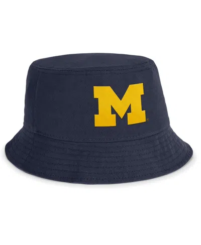 Jordan Men's Navy Michigan Wolverines Local Apex Bucket Hat In Navy