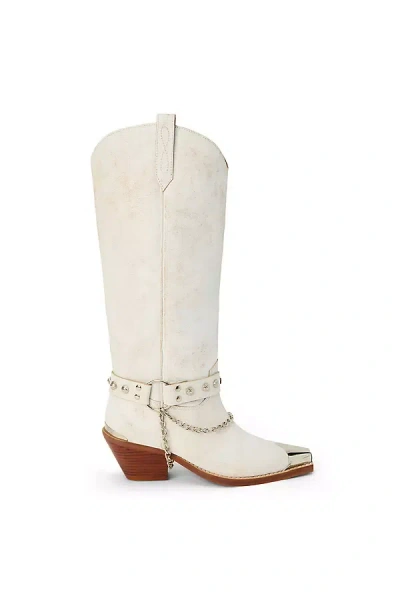 Matisse Brazen Western Moto Boots In White