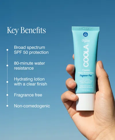 Coola Classic Face Sunscreen Lotion Spf 50, 0.85 Oz. In No Color