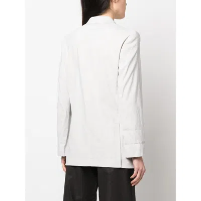 Theory Single-breasted Button Blazer In White
