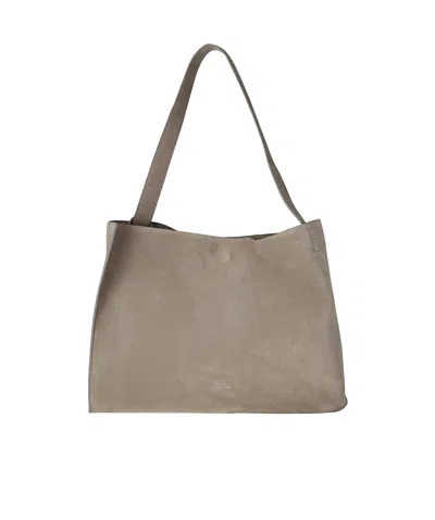 Studio Nicholson The Reflection Logo Detailed Tote Bag In Nude