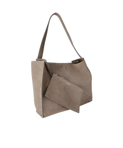 Studio Nicholson The Reflection Logo Detailed Tote Bag In Nude