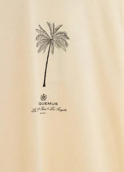 Jacquemus Le Tshirt Venice T-shirt In Beige