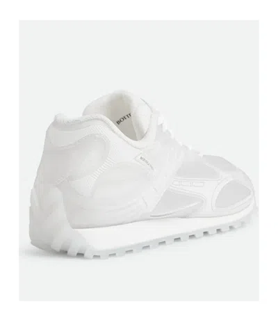 Bottega Veneta Men White Transparent Rubber Orbit Sneakers In Multi