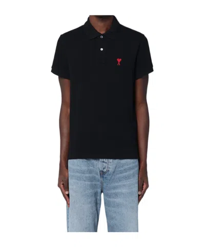 Ami Alexandre Mattiussi Ami Paris Ami De Coeur Black Oversize T Shirt