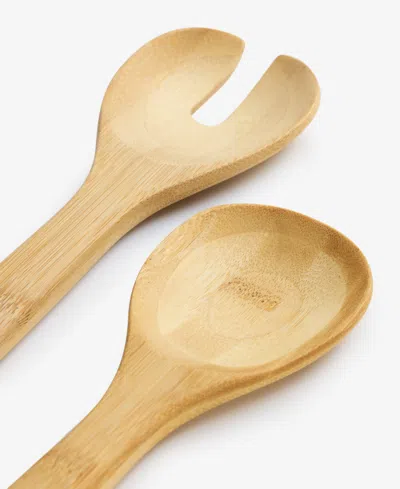 Arch Studio Set Of 2 Salad Servers, Exclusively At Macy's In Brown