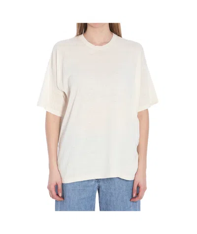 The Row Isha Oversize Cotton Jersey T-shirt In White