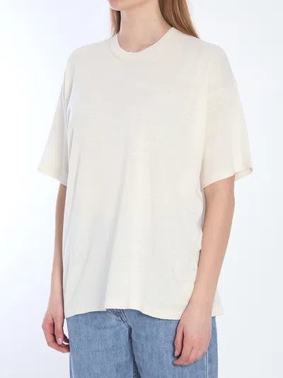 The Row Isha Oversize Cotton Jersey T-shirt In White