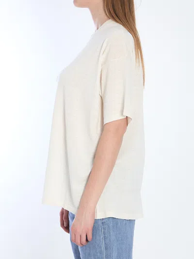 The Row Isha Oversize Cotton Jersey T-shirt In White