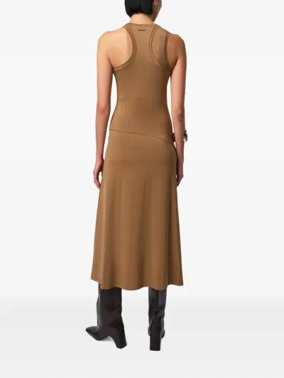 Apparis Lynn Tank Maxi Dress In Saddle Brown