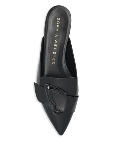 Sophia Webster Blair Mules In Black