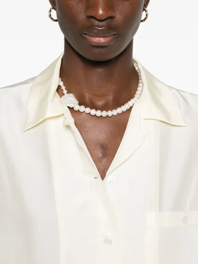 Barena Venezia Mimma Sbrissa Striped Button-down Shirt In Neutrals