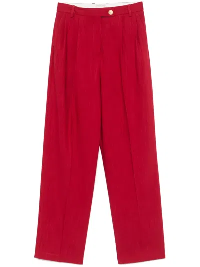 Tommy Hilfiger Pantalon À Pinces The Sofia Capsule In Red