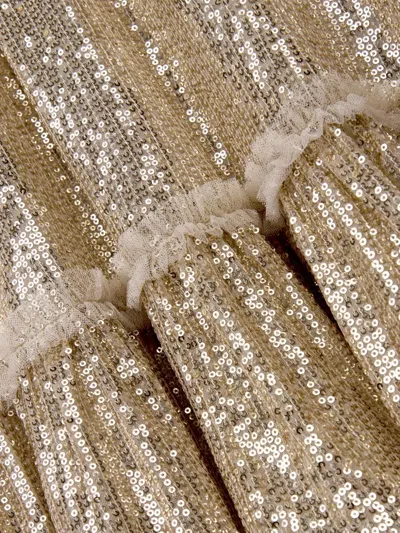 Needle & Thread Sequin Dress In Neutrals