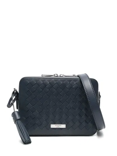 Aspinal Of London Camera Crossbody Bag In Navy