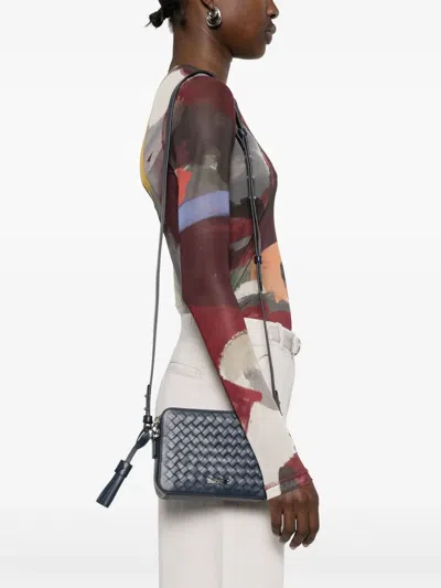 Aspinal Of London Camera Crossbody Bag In Navy