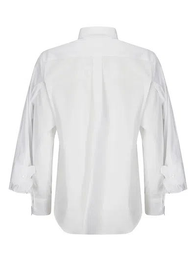Comme Des Garçons Ladies Blouse In White
