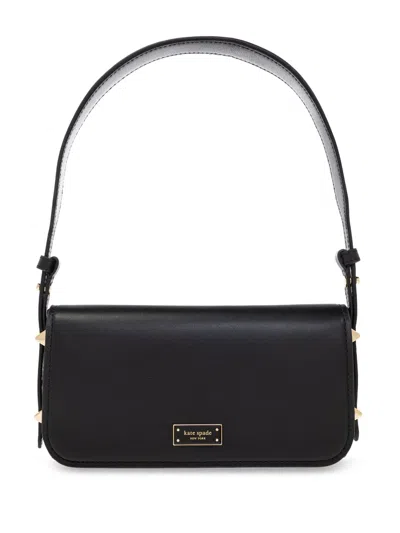 Kate Spade Leather Tote Bag In Black