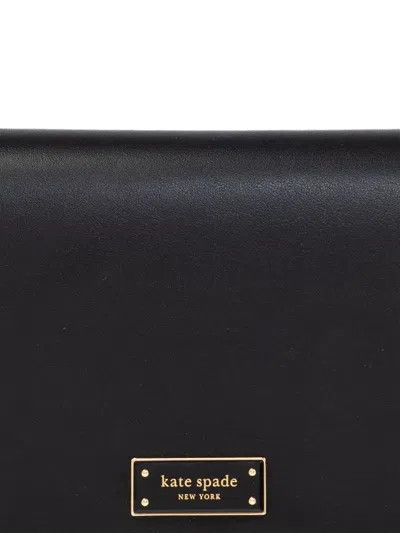 Kate Spade Leather Tote Bag In Black