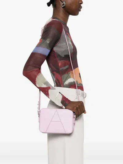 Aspinal Of London Camera Crossbody Bag In Pink