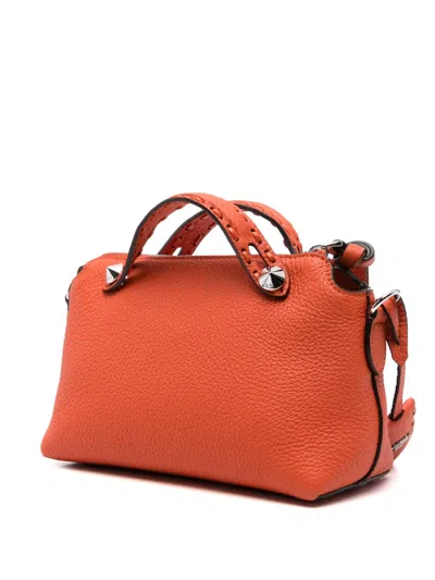 Fendi Orange By The Way Selleria Mini Mini Bag In Brown