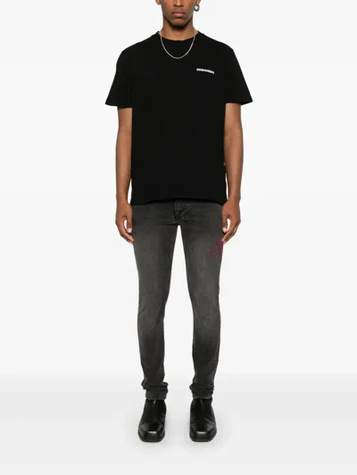 Dsquared2 Logoed T-shirt In Black