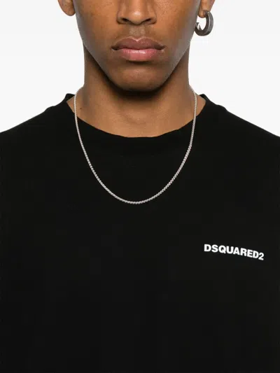 Dsquared2 Logoed T-shirt In Black