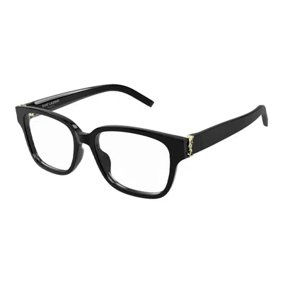 Saint Laurent Demo Square Unisex Eyeglasses Sl M150/f 001 55