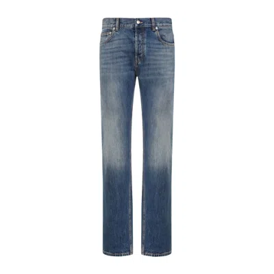 Alexander Mcqueen Alexander Mc Queen Workwear Denim Jeans In Blue
