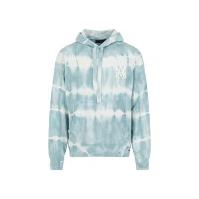 Amiri Sea Blue Eco Cashmere Ma Tie Dye Hoodie