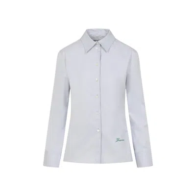 Jacquemus The Open-back Suit Shirt In Grey