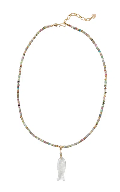 Brinker & Eliza Ischia 24k Gold-plated Necklace In Gold