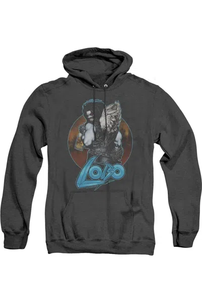 Gildan Justice League Of America Gut Rot Adult Heather Hoodie / Hooded Sweatshirt In Black