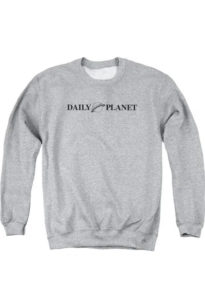 Gildan Superman Daily Planet Logo Adult Crewneck Sweatshirt In Multi