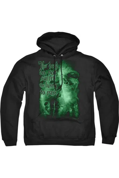 Gildan Lord Of The Rings King Of The Dead Adult Pull Over Hoodie / Hooded Sweatshirt In Black