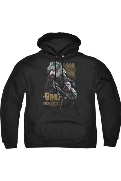 Gildan Lord Of The Rings Gimli Adult Pull Over Hoodie / Hooded Sweatshirt In Black