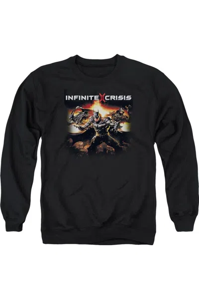 Gildan Infinite Crisis Batman Adult Crewneck Sweatshirt In Black